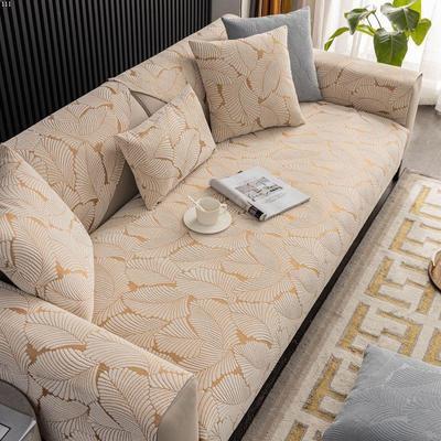 Cuscino per Divano in Ciniglia Quattro Stagioni Universale Antiscivolo Jacquard Moderno Semplice Tessuto Copridivano Universale