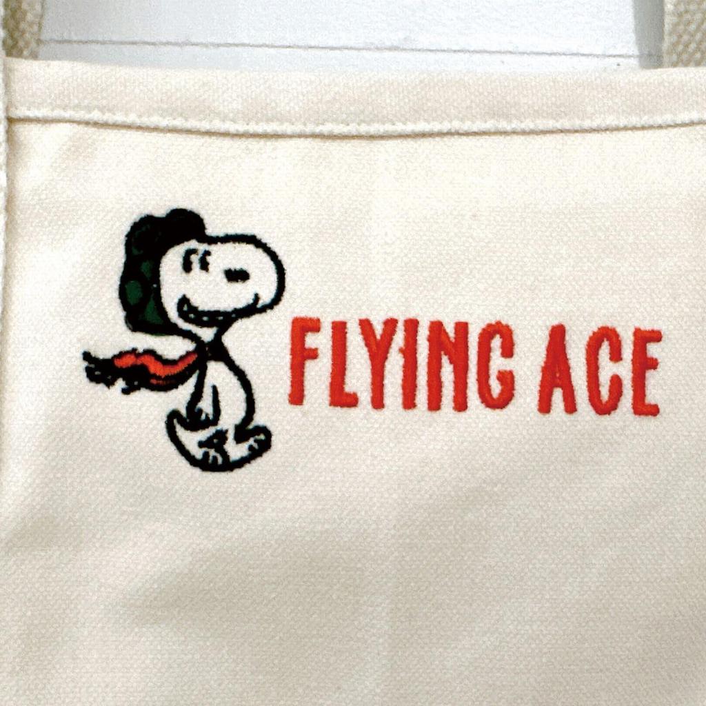 Snoopy Tote Bag IP Medium Peanuts 0D 8424 Flying [Rootote] (02 Ace)