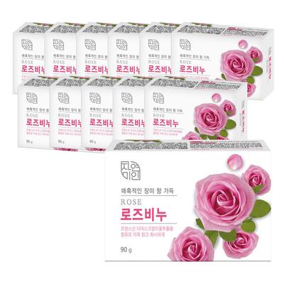 Natural Beauty Rose Soap 90g X 12