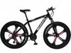 26" Snow Beach Mountain Bike with Big Tires, Variable Speed, Double Disc Brakes, and Shock Absorption