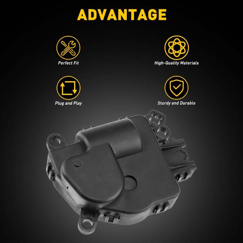Heater Blend Door Actuator AUXITO Anti Jam HVAC Accessory OE Level Fit for Ram Car Air Conditioning System Repair