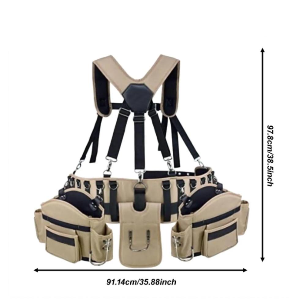 

Portable Storage Professional Tool Belt Tool Belt with Suspenders Gardening Work