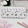 Hellokitty Canvas Pencil Case With Large Capacity For School And Office Use