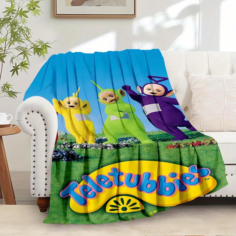 1pc Teletubbies,Children's show,FriendshipPrint Blanket Suitable for All Seasons, Perfect for Home, Travel, or Camping