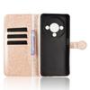 For ZTE Blade A76 5G Wallet Case Dot Pattern Imprint PU Leather Phone Cover with Wrist Strap