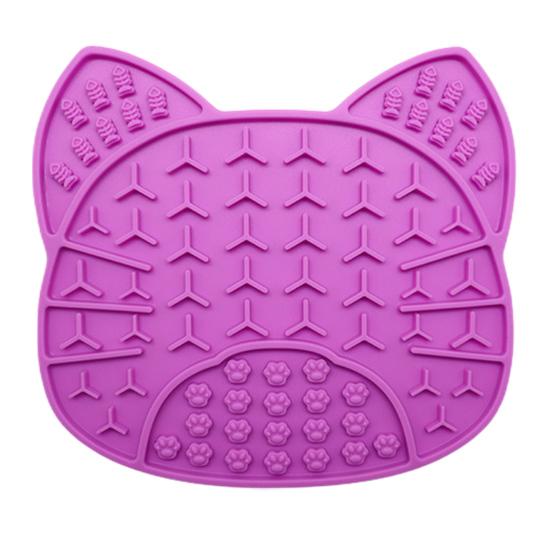 Silicone Dog Lick Mat with Suction Cup, Peanut Butter Licking Mat for Dogs Cats, Anti-Slip Pet Slow Feeder Bowl Lick Pad