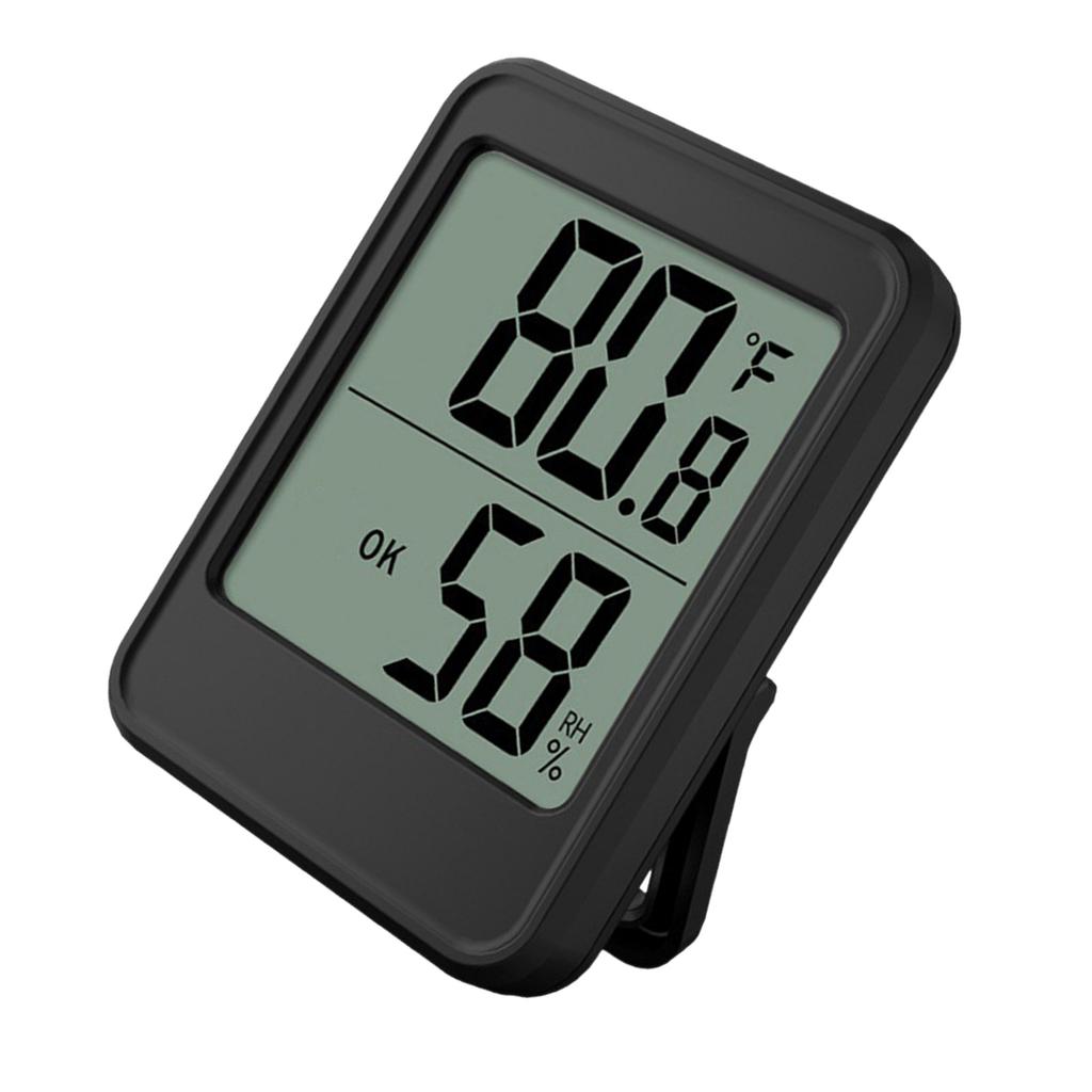 Innen-Hygrometer Thermometer Großbildanzeige Schreibtisch Wand Magnetisch Elektronische Temperatur-Feuchtigkeitsmesser mit