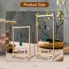 Chime Stand Hanger Wood Gong Hanging Rack for Desktop Countertop Yoga