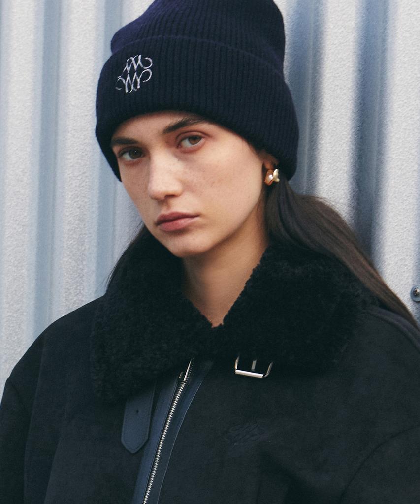 Nigaennikol Nicole Wool Soft Beanie_Navy