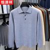 Hengyuanxiang Men's Knitted Polo Sweater
