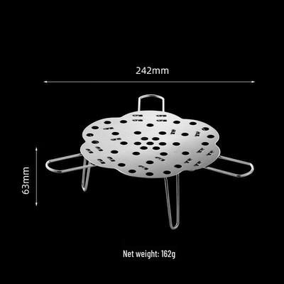 Dampfgarrost Lotus aus Edelstahl 304