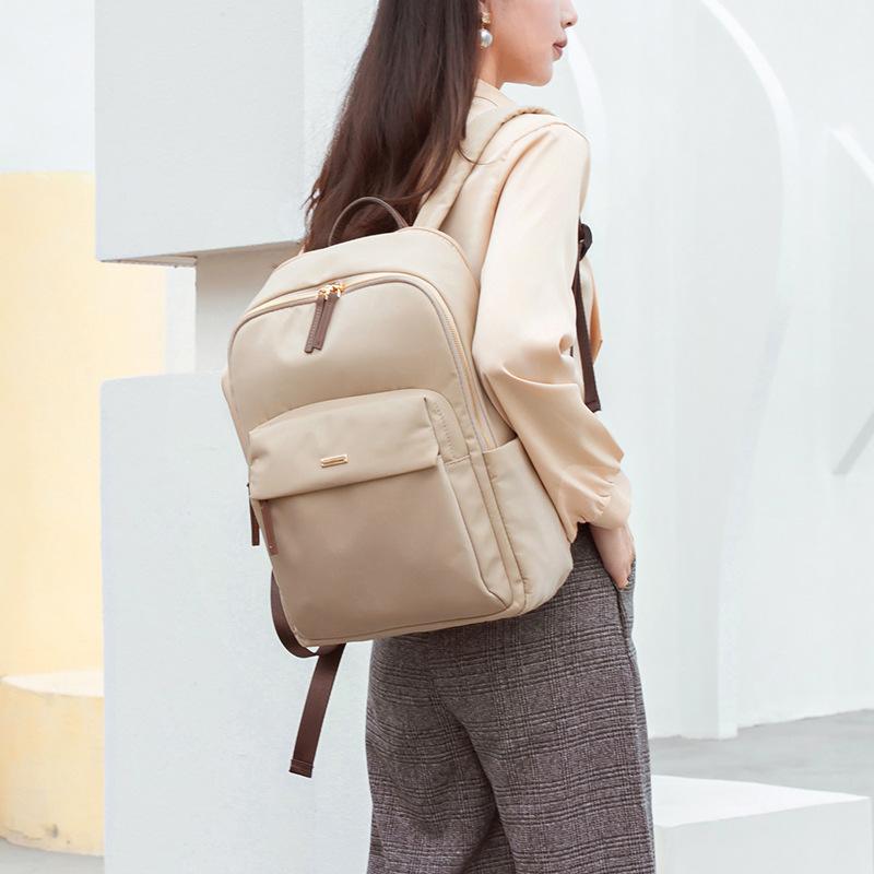 Rucsac din Pânză Oxford Capacitate Mare Stil Nou pentru Femei Navetă Afaceri Rucsac pentru Calculator Simplu Casual Geantă Școlară pentru Studenți