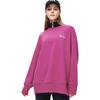 FILA Solid Color Letter Logo Embroidered Fashion Simple Round Neck Long Sleeve Sweatshirt Unisex sweatshirt Bright-Pink F11U248201F-RD