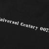 Uniqlo Mobile Suit Gundam Graphic Crew Neck T-Shirt Unisex Tops Black 415668-09