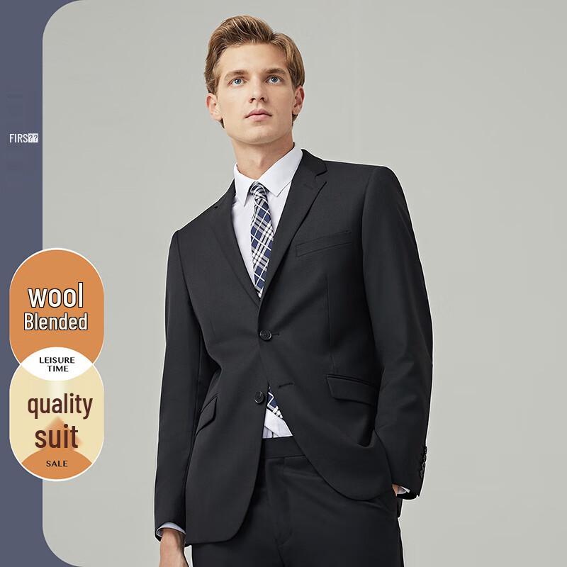 

Shanshan Men s Wool Blend Business Suit Set 46A