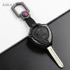 Abs Carbon Fiber Style Car Key Case Cover For Toyota Camry Avalon Corolla Matrix Rav4 Venza Yaris Replacement Protector Keychain