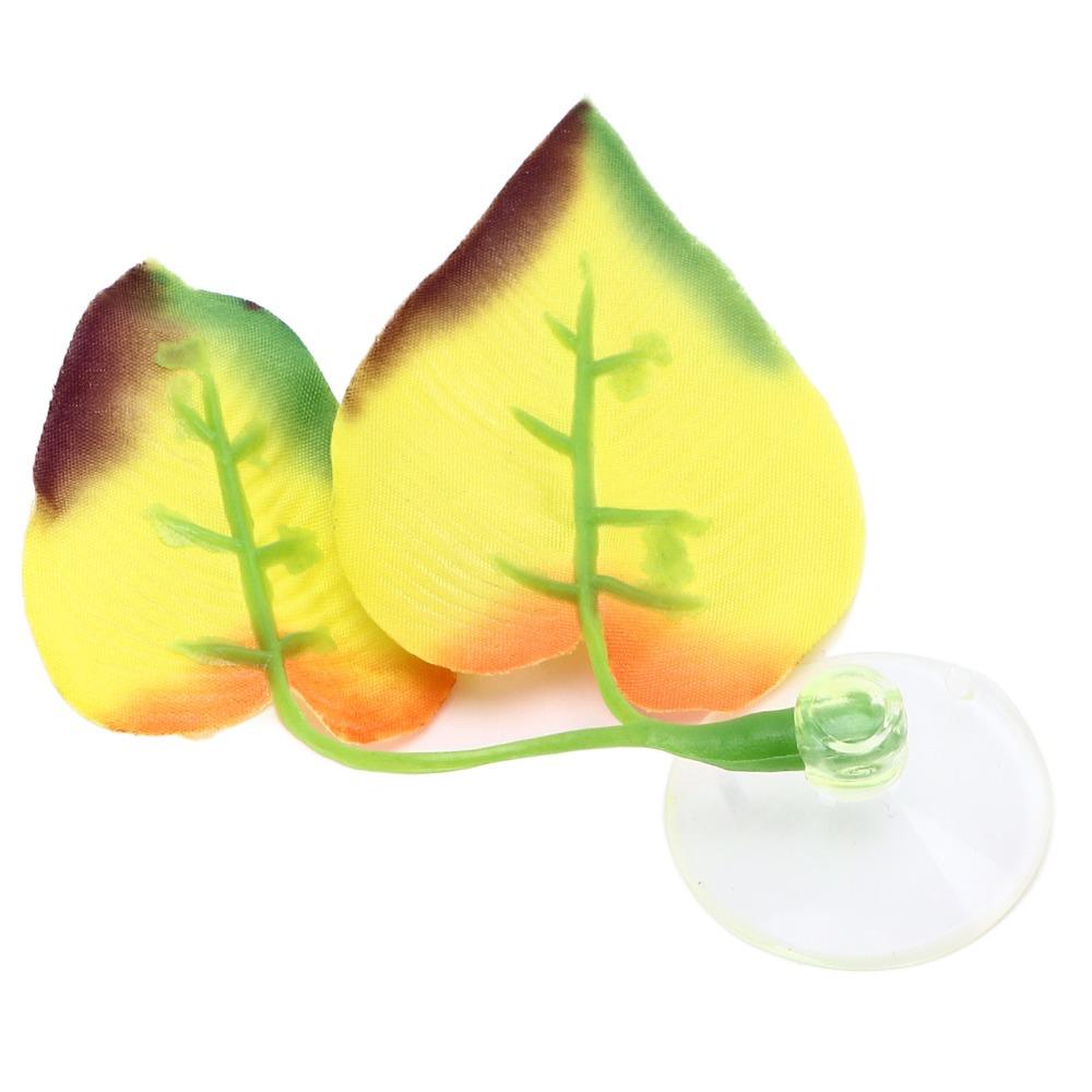 4PCS Set Realistic Betta Fish Leaf Lightweight Betta Fish Leaf Bed  Fish Tank Decor