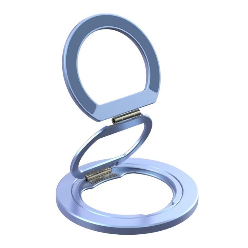 Multifunctional Tri Fold Magnetic 360 Degree Rotating Aluminum Alloy Double Sided Stand