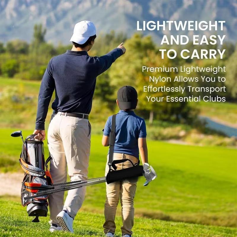 Lightweight Golf Stand Bag Mini Carrier With Adjustable Shoulder Strap For Men Driving Range Training Practice Case