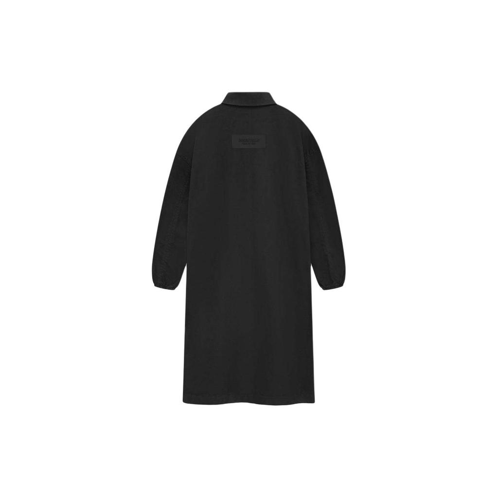 Fear of God Essentials SS24 Denim Car Coat 'Jet Black' Men's 202SP244571F