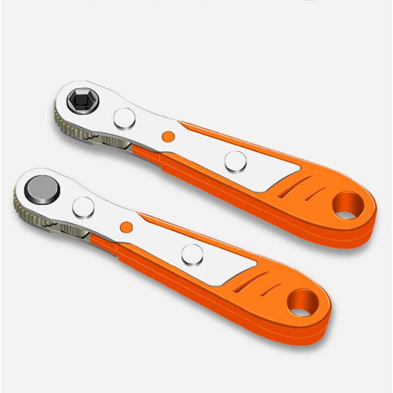 Ratchet Screwdriver Ratchet Spanner Super Low Profile Right Angled Offset Tool Home Tools Gadgets GZW