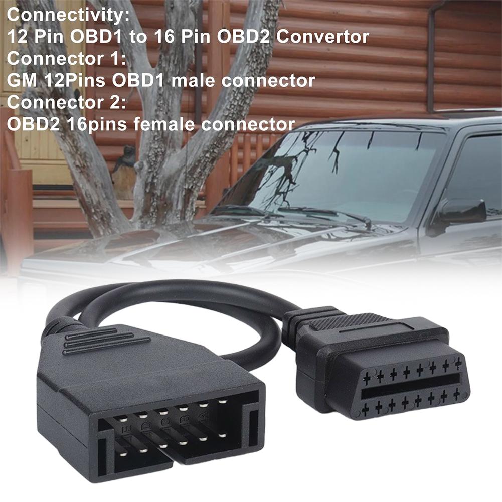 OBD1 na OBD2 GM Adaptérový Kabel, Náhrada OBD1 Čtečky Chybových Kódů na 16 Pinový Konektor, Prodlužovací Pin, Diagnostický Nástroj, 12 U6A7