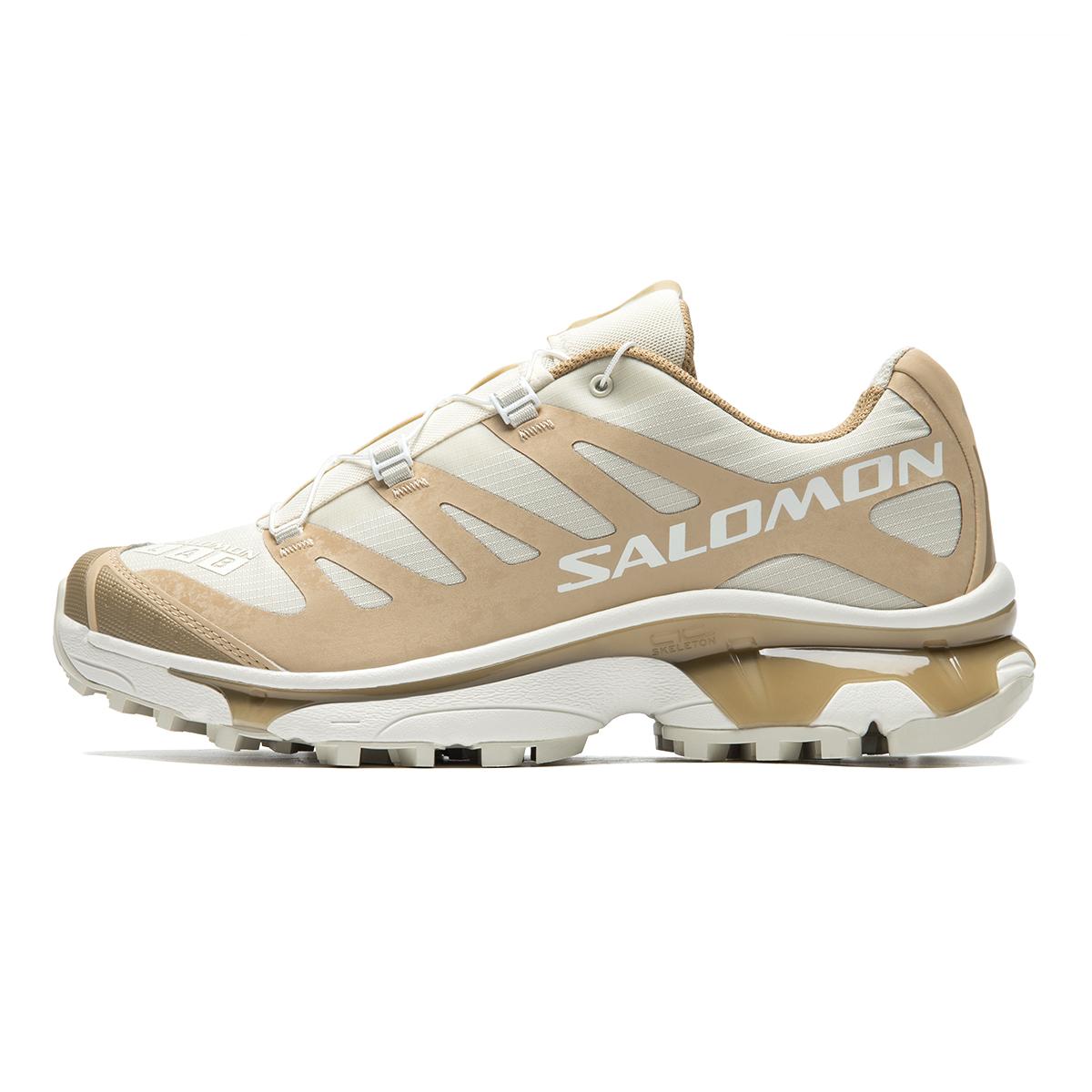 

SALOMON XT 4 Cushioning Coverage Lightweight Breathable Low top Casual Shoes Unisex Apricot 477303 45⅓