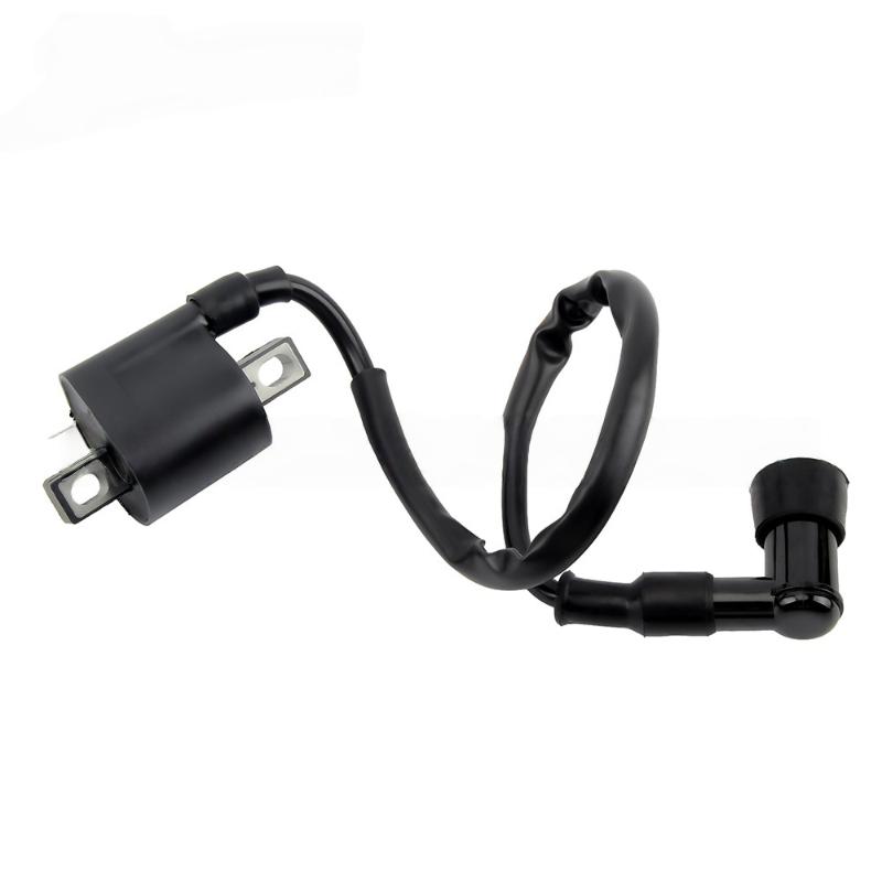1Pcs High Pressure Coil 12V Black Motorcycle Ignition Coil For ATVs Scooters 50 70 110 125 150 200 250cc Go Karts UTVs Scooters