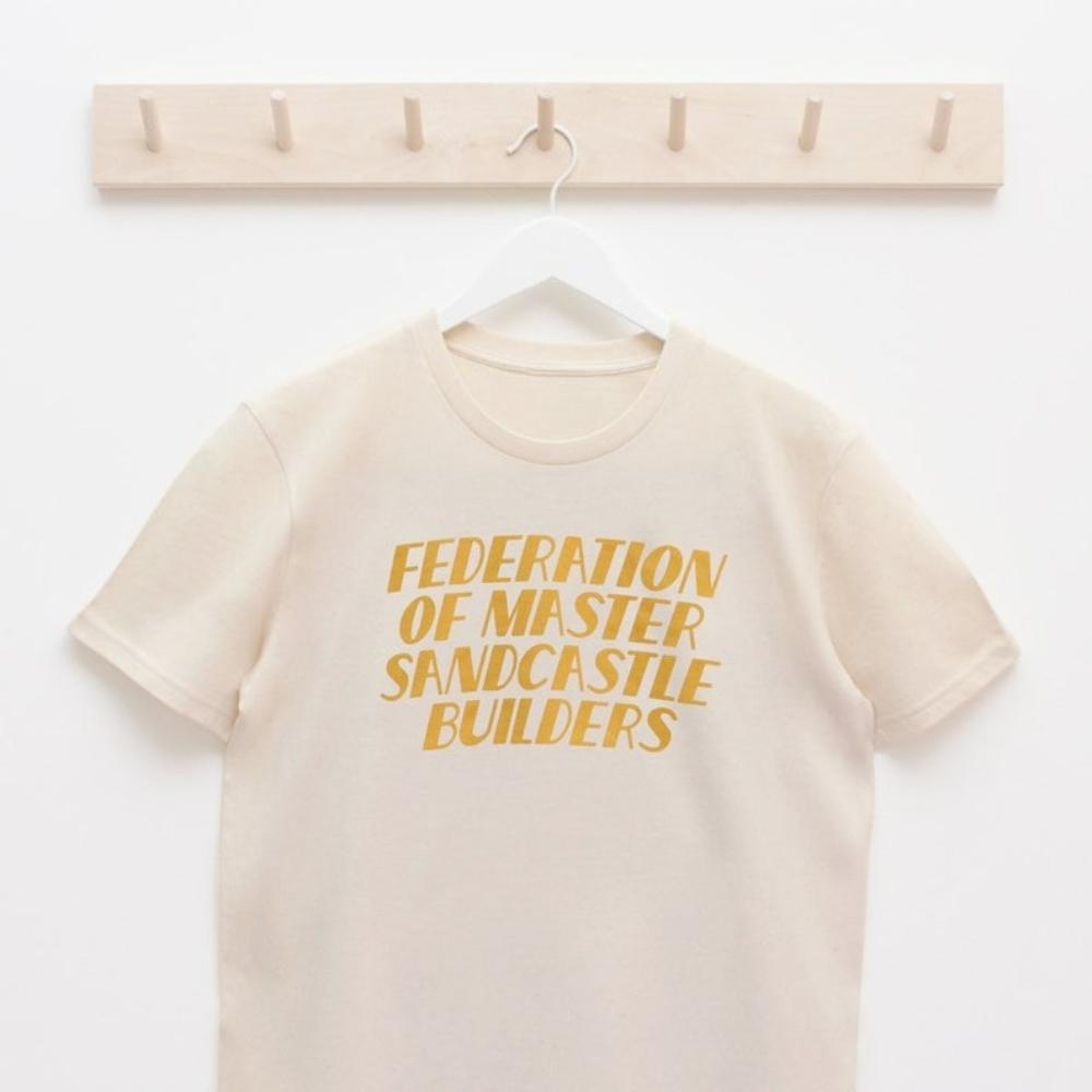 Master Sandcastle Builder Funny Dad Holiday Slogan TShirt Man Vacation Casual Cotton Printed Tshirt Funny Adult Shortsleev S