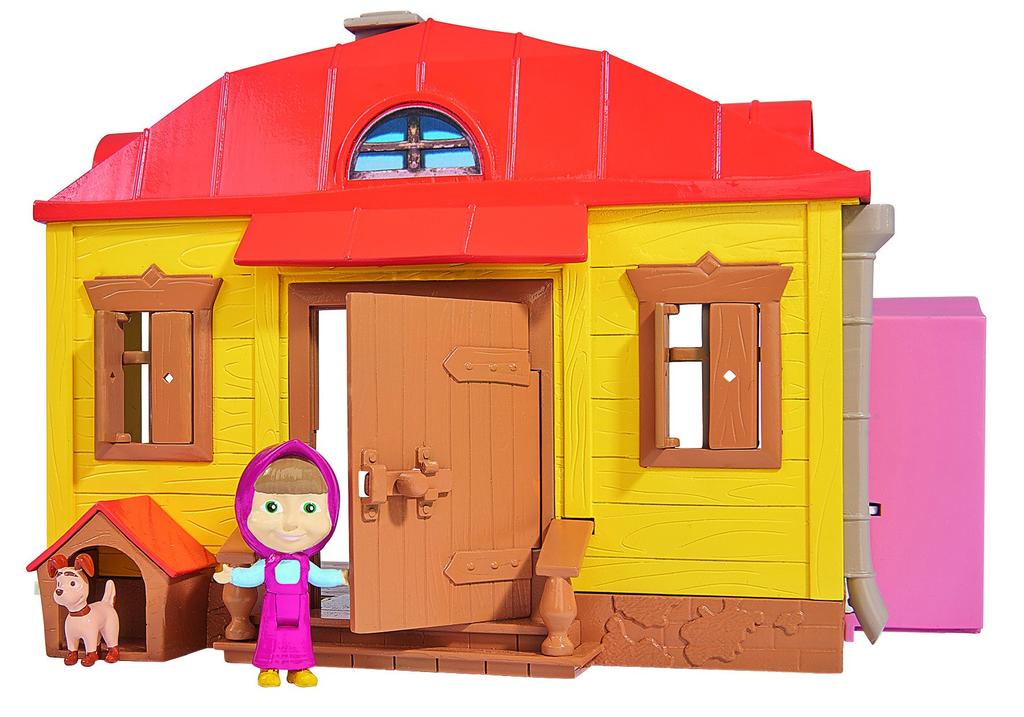 Masha and the Bear Playset - Masha's House - Includes 1 Masha Figure
