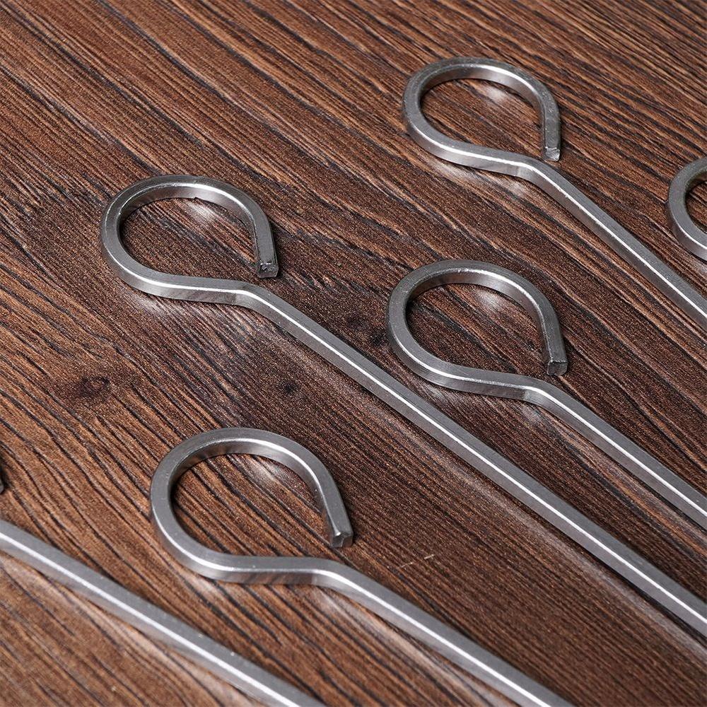 6x Steel Skewers Steel Skewers for Grilling Skewers