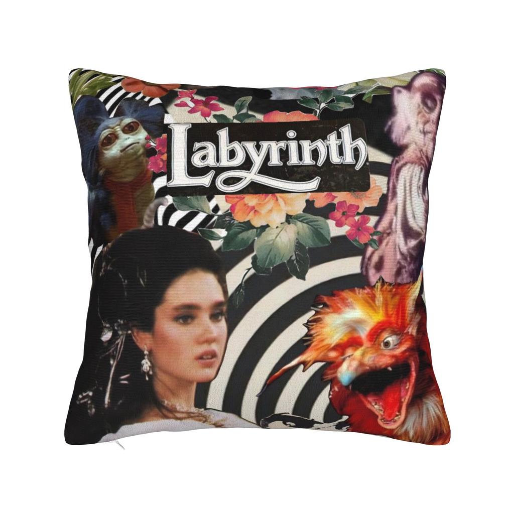 Decorative Pillow Covers Labyrinth Movie Merch Home Throw Pillow Case Cover Zippered Multi Size