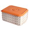 1pc Refrigerator Organizer, Dumpling Storage Box, Food Storage Containers with Lids, Fresh Keeping Box, Stackable Kitchen Organizer
