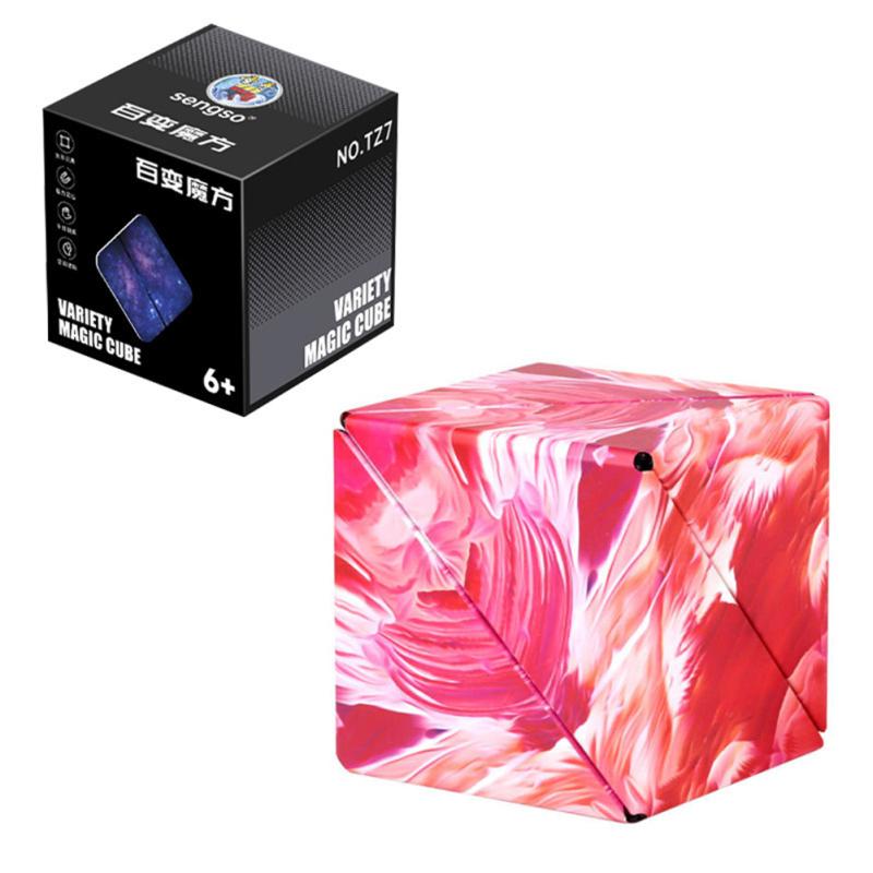Magnetic Magic Cube Variety Geometric Changeable 3d Decompression Infinite Cube For Kids Toys