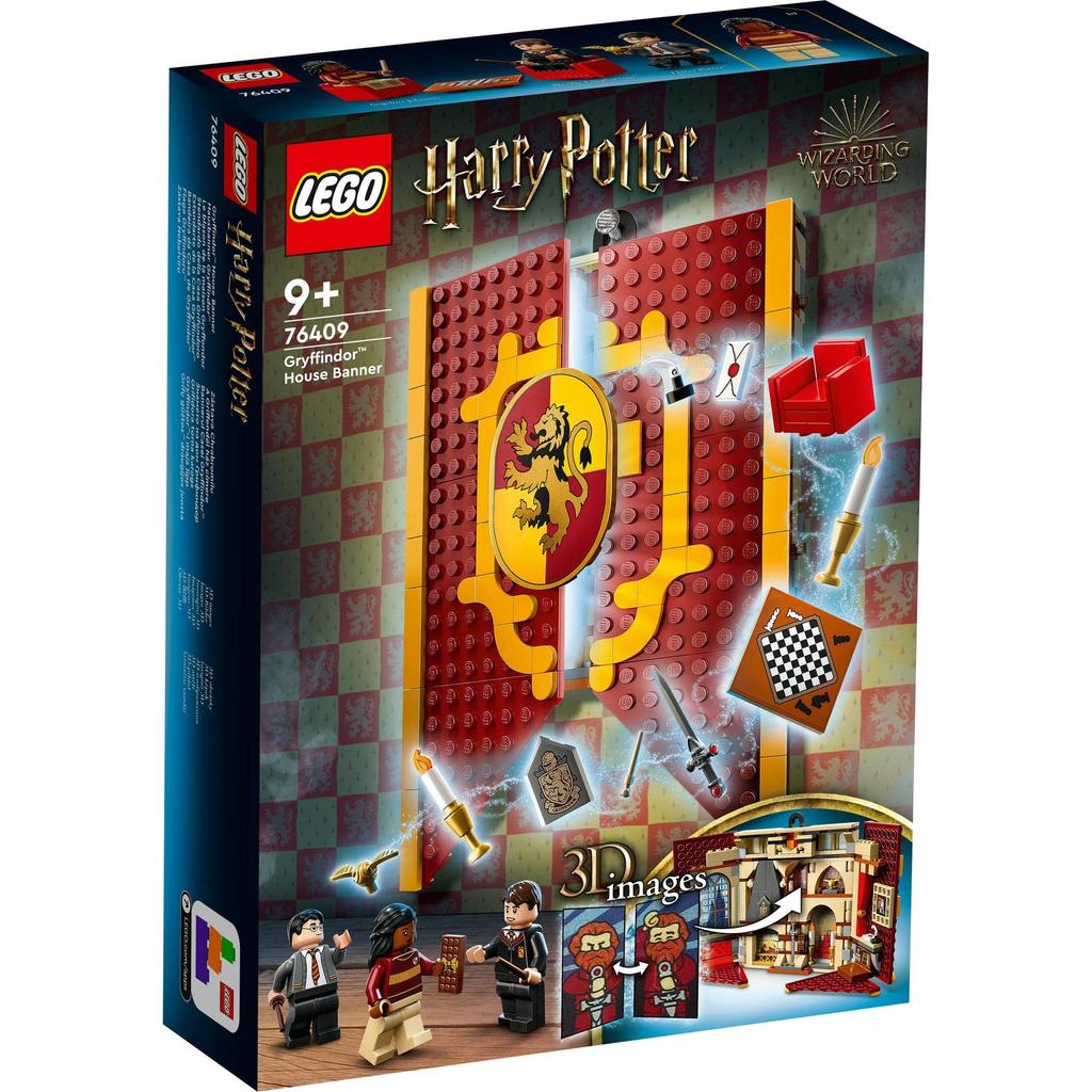 LEGO Harry Potter Gryffindor Dorm Crest 76409 Toy Block Present Interior Fantasy Boys Girls 9 Years Old and Up (TM)