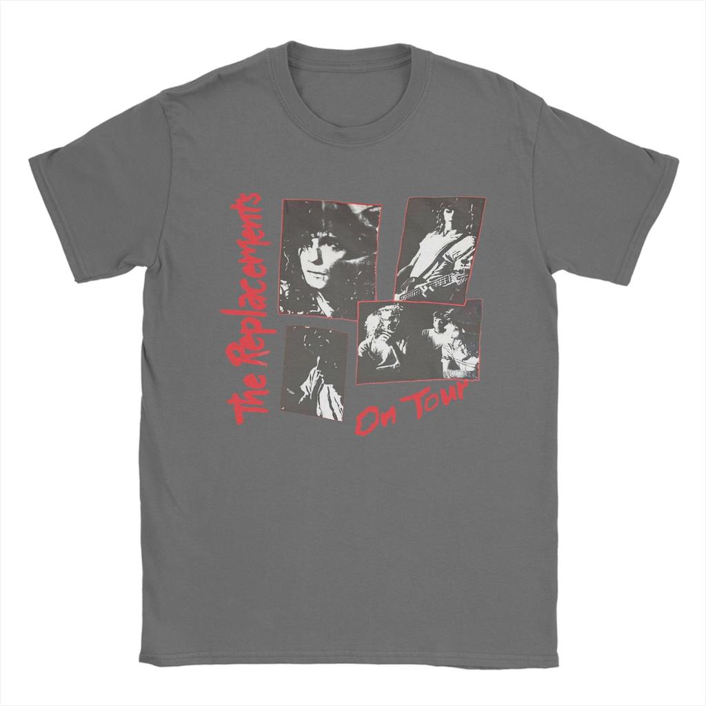 The Replacements Vintage T Shirts Men Cotton Hipster T-Shirts Round Collar  Tee Shirt Short Sleeve Clothes Big Size