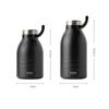 TYESO 1.5/1.9L Sports Thermos Cup Stainless Steel Insulated Mug with Portable Carry Ring Large Capacity Outdoor Travel Ice Mug