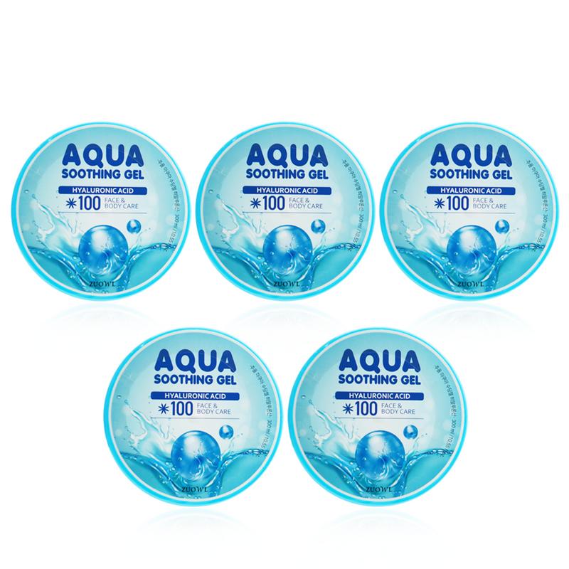 Juol Aqua Soothing Gel Hyaluronic Acid 100%, 300ml, 5 pcs