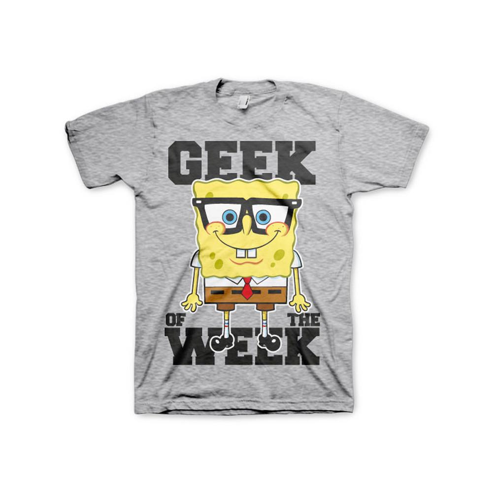 Licenza Ufficiale Sponge Bob di Geek Di Il Settimana Uomo T-SHIRT S-XXL Taglie L