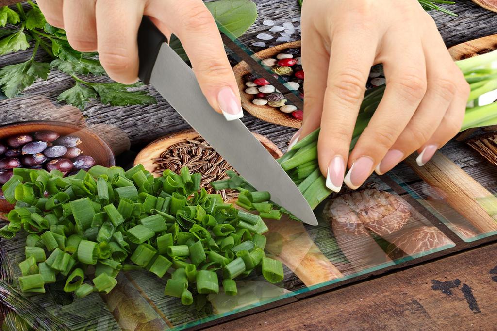 PLACA PROTECTORA DE CRISTAL PARA COCINA 70x52 ESPECIAS