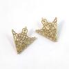 Korean Retro Floral Collar Clip Brooch for Men and Women