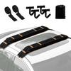 Rack de Teto para Caiaque Pad Rack Transportador de Canoa Pad de Espuma Transportador Almofada Antiderrapante para Bagagem Com Correias de Amarração e Bolsa de Armazenamento