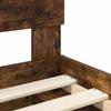 Bed Frame Smoked Oak 180 x 200 cm Wood Based Material