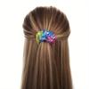 Rainbow Hair Scrunchies, Elastic Fabric Hair Bands, Colorful Ponytail Holders for Women, Versatile Hair Ropes for Parties