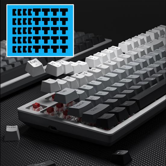 1 Set Steel Plate Satellite Shaft Stabilizer Pad Kit Mechanical Keyboard Switch Lower Pad Keycaps Repair Gasket Tools