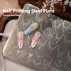 Festival Nail Art Stamping Plate Stainless Steel Texture Necklace Themed for Holiday Nail Decorations and Family Fun