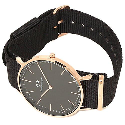 Daniel Wellington Watch DW00100148 Black/Rose Gold