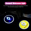 2pcs Car Door Projector LED Shadow Lights Lamp Car Accessories For Renault Clio Sandero Captur Megane KR5 4 E-tech Scenic Austral