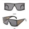Women's Retro Flat Top Large Oversize Square Frame Sunglasses With Uv400 Protection And Timeless Style