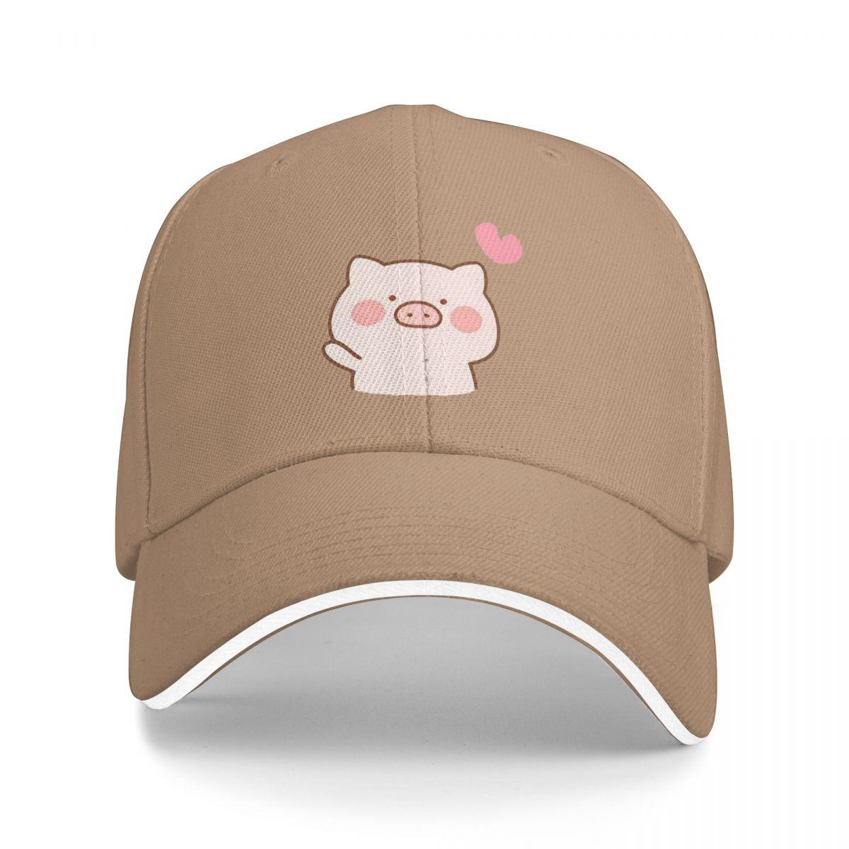 

Unisex Baseball Hats Lots Of Little Hearts Pig Emoticon Outdoor Streetwear Summer Sports Baseball Caps Hiphop Cap Casquette Hats One Size